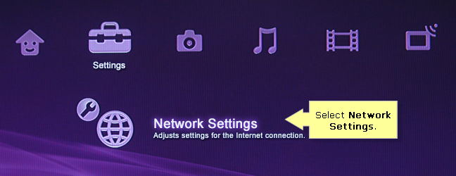 Playstation deals network settings