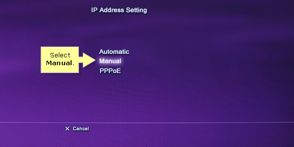 Ip address hot sale settings ps4