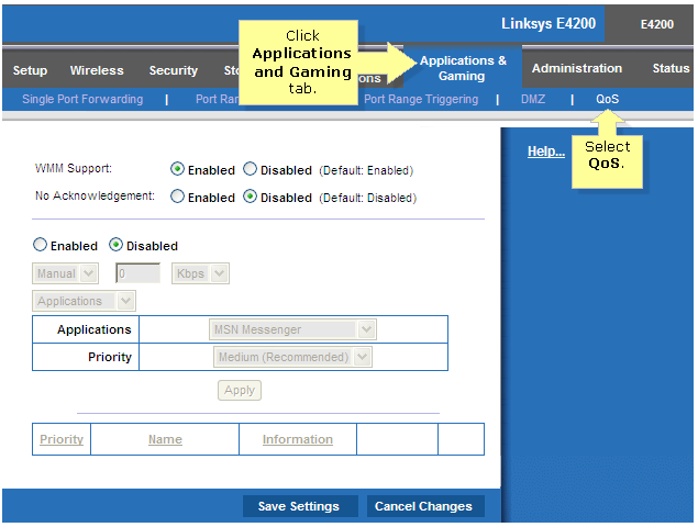 linksys router setup