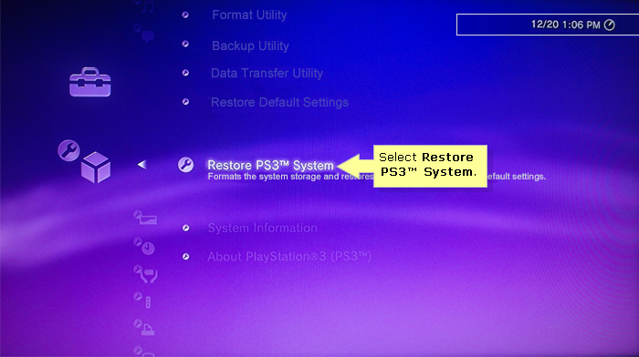 Playstation 3 firmware store files