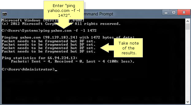 Linksys Official Support Determining And Setting Up The Correct Mtu Size