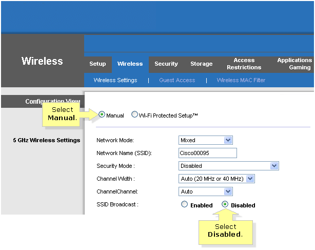 Linksys Official Support - Disabling SSID Broadcast on a Linksys router