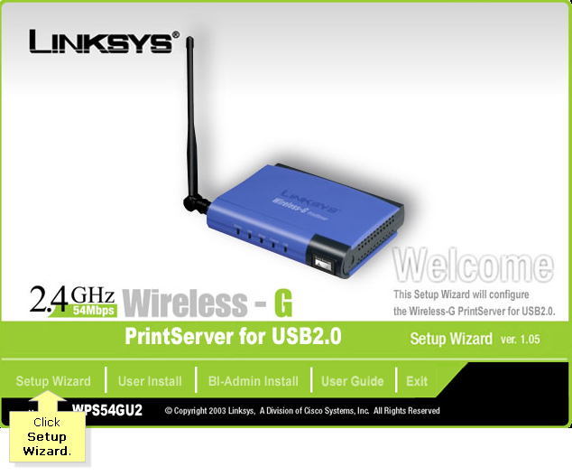 Setting up the Router and the PrintServer